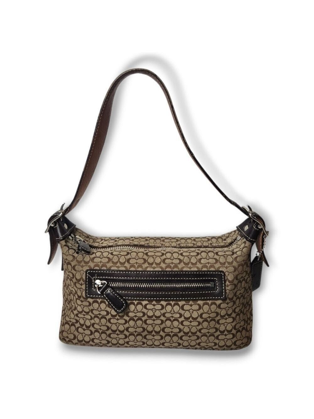 Vintage Coach Mini Signature Soft Demi Bag